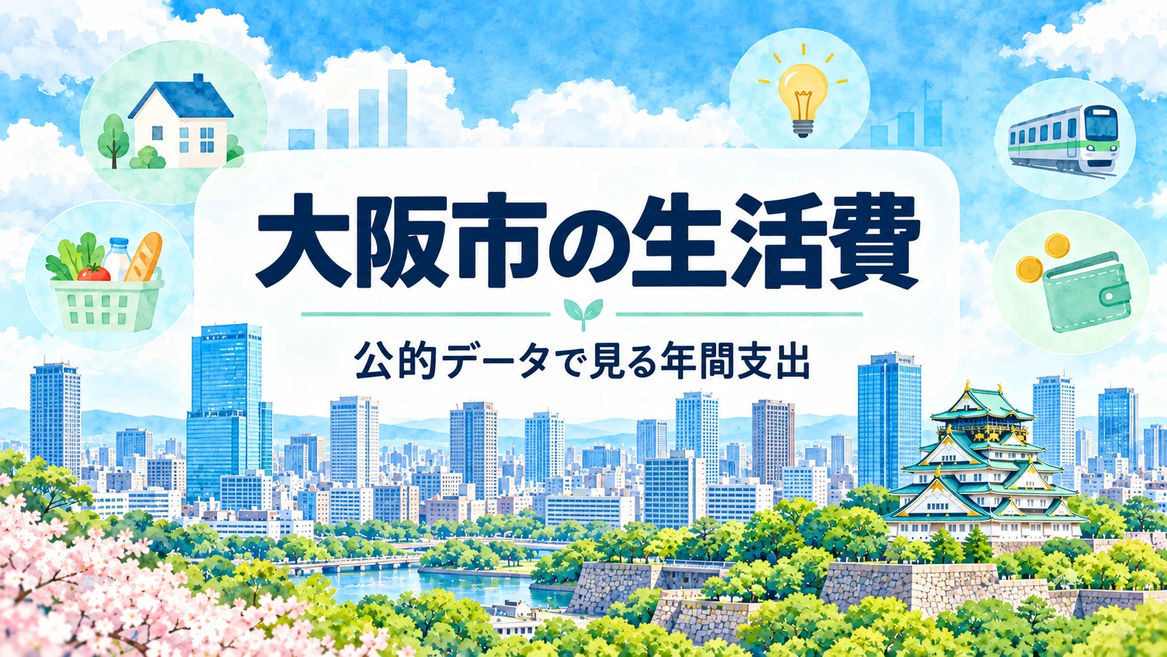 大阪市の生活費を公的データで見る